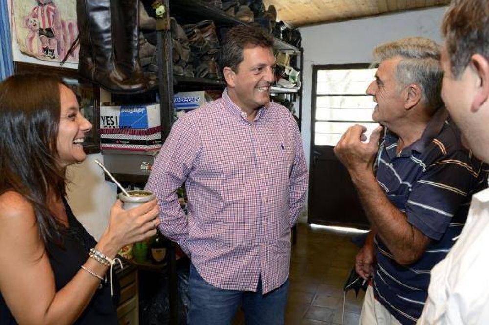 Campaa 2017: Massa se muestra con Malena y manda positivas seales a Macri