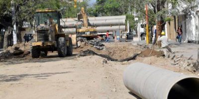 El Intendente infante gestiona fondos para obras de desag�e en la Madre de Ciudades