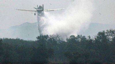 Combaten un nuevo incendio cerca de Jun�n de los Andes
