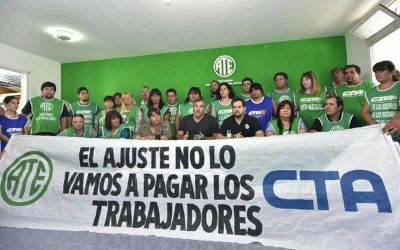 ATE lanz� una jornada provincial de protesta contra el ajuste y el 17% de aumento