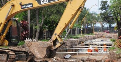 Camino Viejo a Esperanza: avanzan las obras h�dricas