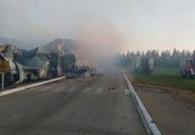 Intendenta Antonijevic ofreci� colaboraci�n para gestiones tras el incendio en la planta Magnifresh