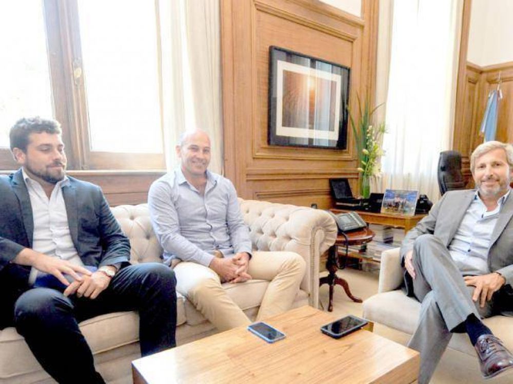 Molina analiz� con Frigerio el avance de las obras locales