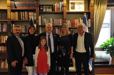 El presidente de Israel recibi� a las hijas de Alberto Nisman