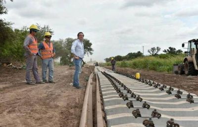 Avanza la obra de reparación ferroviaria en el sudoeste