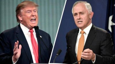 Trump le colg� al premier de Australia por una disputa sobre refugiados