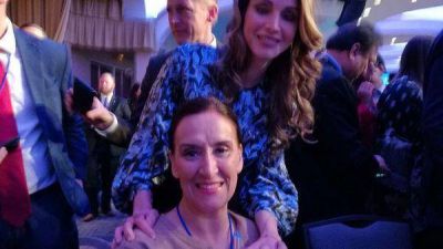Gabriela Michetti se reuni� con el vicepresidente de Estados Unidos