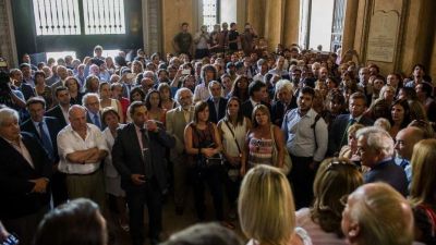 Protesta en Tribunales por el traspaso de la Justicia a la Ciudad