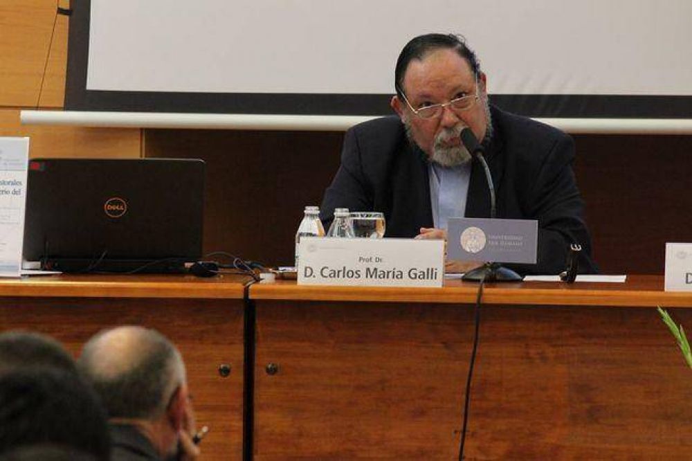 El padre Galli, te�logo cercano al Papa, agradece la evangelizaci�n de los espa�oles y dice: �Ahora le toca al sur�