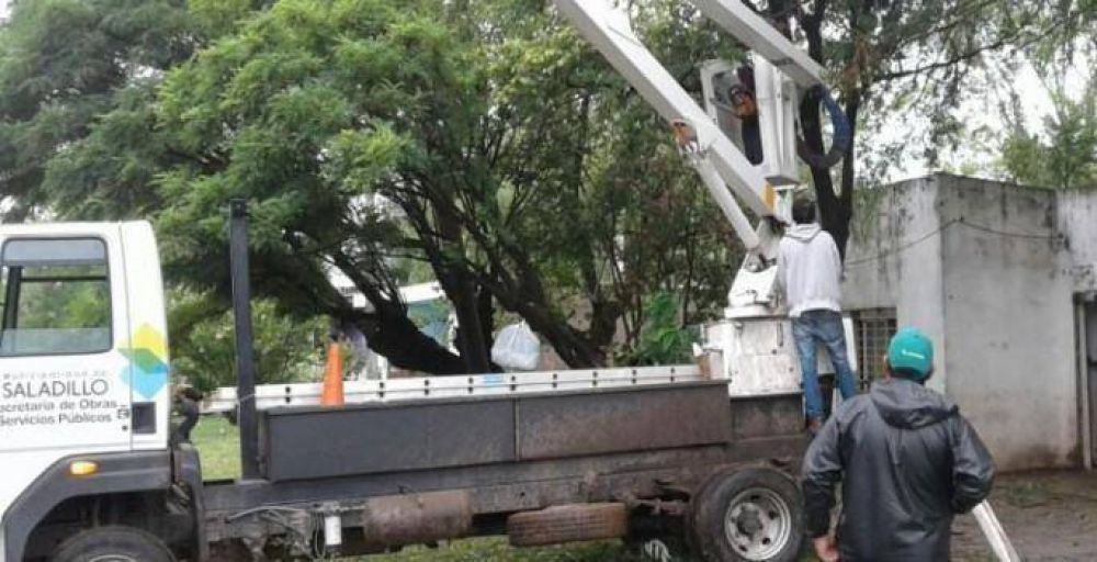 Todas las �reas municipales trabajando durante el temporal