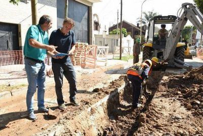 Gabriel Katopodis recorri� nueva obra hidr�ulica en San Andr�s