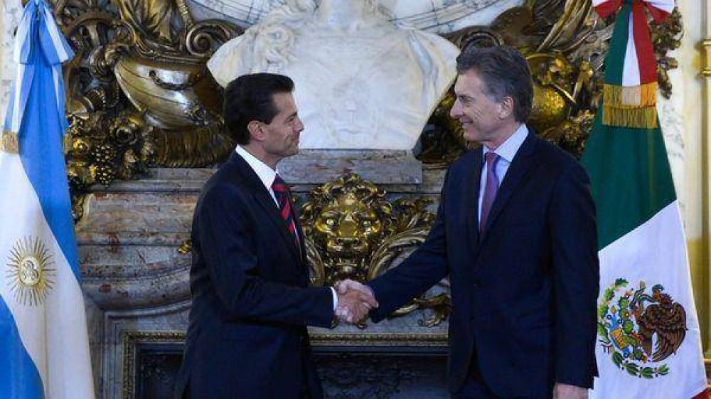 Enrique Pea Nieto agradeci a Mauricio Macri la posicin argentina con respecto al muro