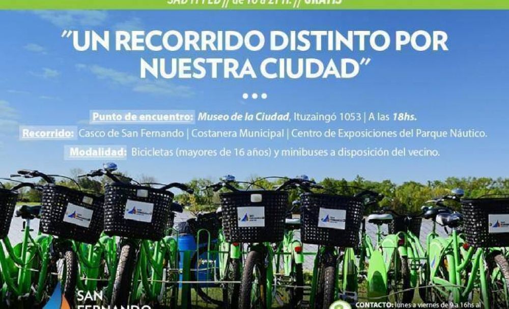 San Fernando invita a usar la bici en Un recorrido distinto por nuestra ciudad