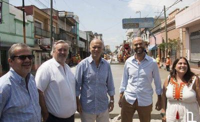 GRINDETTI Y DIETRICH RECORRIERON OBRAS EN VALENTIN ALSINA