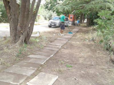Tareas de limpieza en la ex Massuh