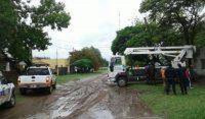 Todas las �reas municipales trabajando durante el temporal