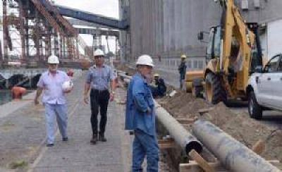 Comenz� la obra del oleoducto que va desde sitio 3 a sitio 6