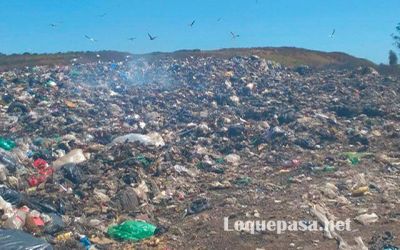 Denuncian que se est� acortando la vida �til del predio de basura