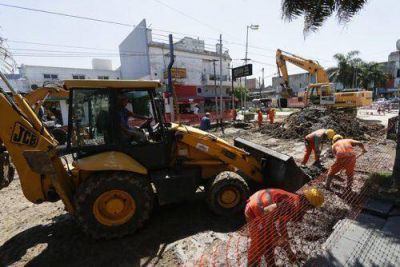 Comenz� la remodelaci�n de la Avenida 25 de Mayo