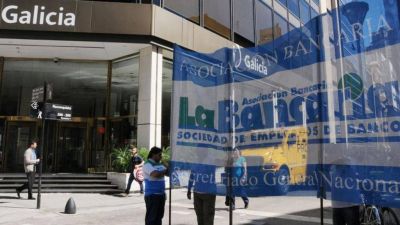 Trabajadores bancarios realizar�n hoy y ma�ana un cese de actividades