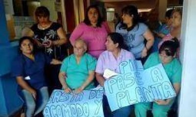 Los PIL del Vera Barros se vuelven a encadenar en el hospital