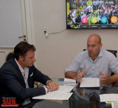 Reuni�n con Provincia para mejoramiento del h�bitat quilme�o