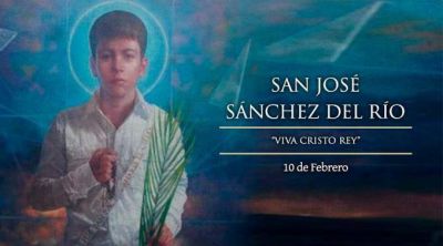 Hoy es la fiesta de San Jos� S�nchez del R�o, el ni�o cristero que muri� m�rtir