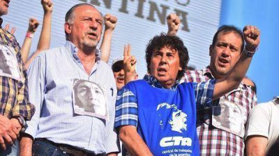 Las dos CTA acordaron la unificaci�n y marchar�n junto a la CGT el 7 de marzo