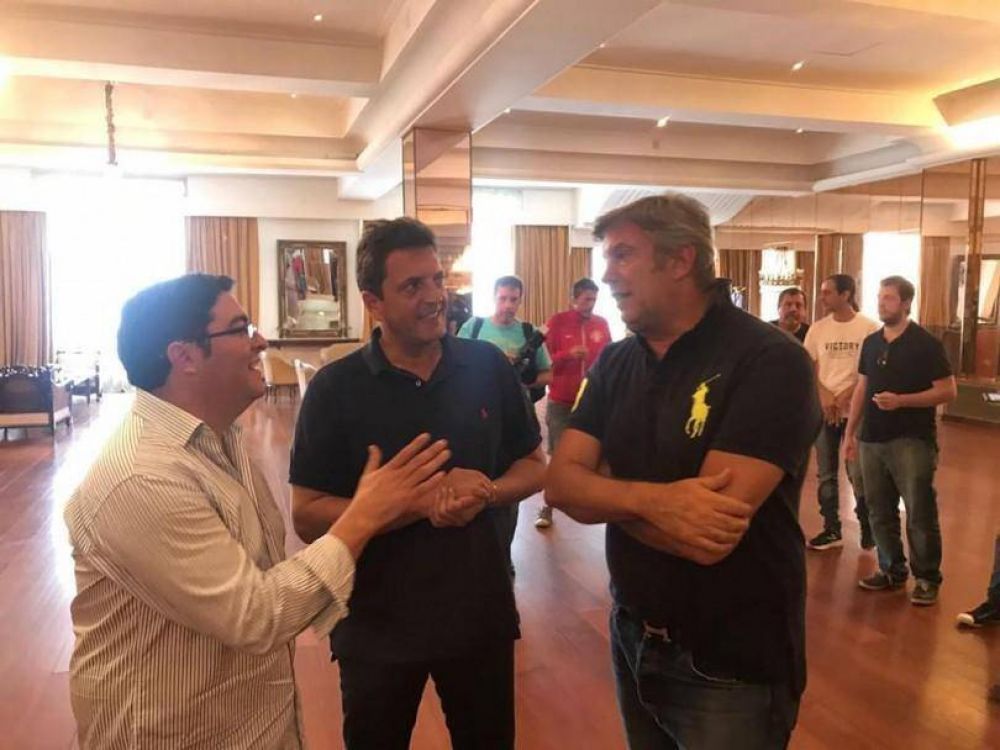 Pablo Bossio y Mauricio DAlessandro participaron de un encuentro convocado por Massa en Mar del Plata