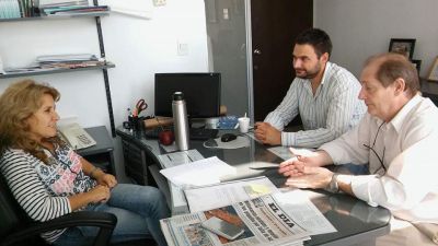 Lord�n se reuni� con el Director Asociado del Hospital de Luj�n