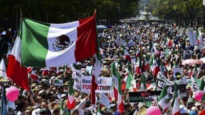 Las protestas contra Trump se extienden a M�xico