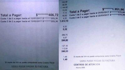 Factura de gas: indignaci�n por 