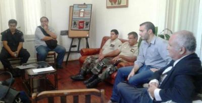 El Director de Seguridad mantuvo una reuni�n con Fiscal�as y Polic�a