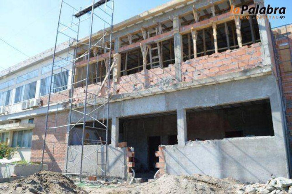 Avanzan las obras de remodelación y ampliación del hospital Pedro Ecay