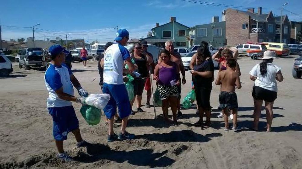 Corvina Negra: recolectaron ms de 2.600 kilos de basura en las tres playas