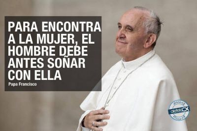 La sencilla oraci�n del papa Francisco para los novios y esposos en San Valent�n