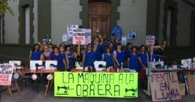 �Maquinazo� de las obreras de la Textil Neuqu�n para recuperar sus empleos