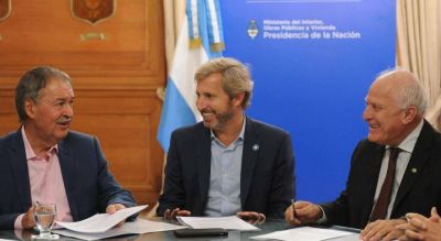 Inundaciones: acuerdan obras por $ 771 millones