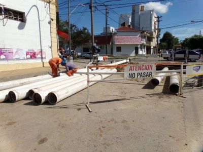 Trabajos de ASSA en Mariano Comas y Urquiza