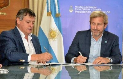  Peppo firm� el convenio para el financiamiento del Acueducto