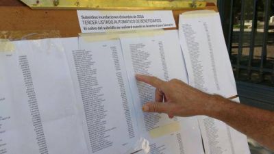 LOS TAP EL AGUA | Polmica por el tercer listado para beneficiarios de los subsidios