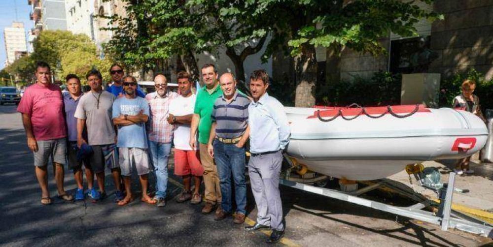 El Municipio incorpor un nuevo bote de rescate para mejorar la seguridad en playas