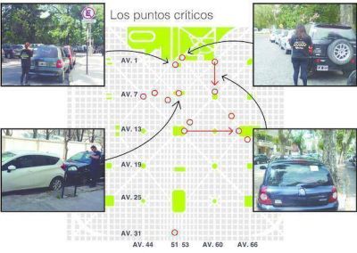 Estacionamiento indebido: los sitios donde m�s infracciones se cometen