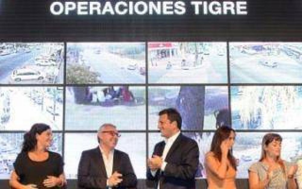 Zamora y Massa presentaron la plataforma de seguridad Alerta Tigre Global