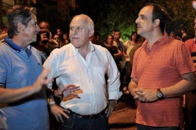 Acuerdo Capital: inauguraron la obra del desag�e Llerena