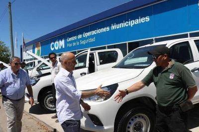 Ducot� recibi� 34 nuevos veh�culos para la flota de seguridad de Pilar