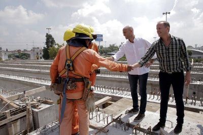 La Noria: Mart�n supervis� junto a Dietrich el avance del Viaducto