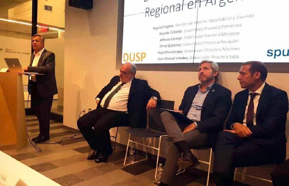 Cornejo acuerda obras con el BID