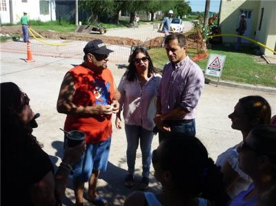 Presentaron el comienzo de obra de gas continuo en barrio Jard�n
