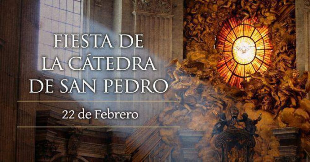 Hoy se celebra la festividad de la C�tedra de San Pedro